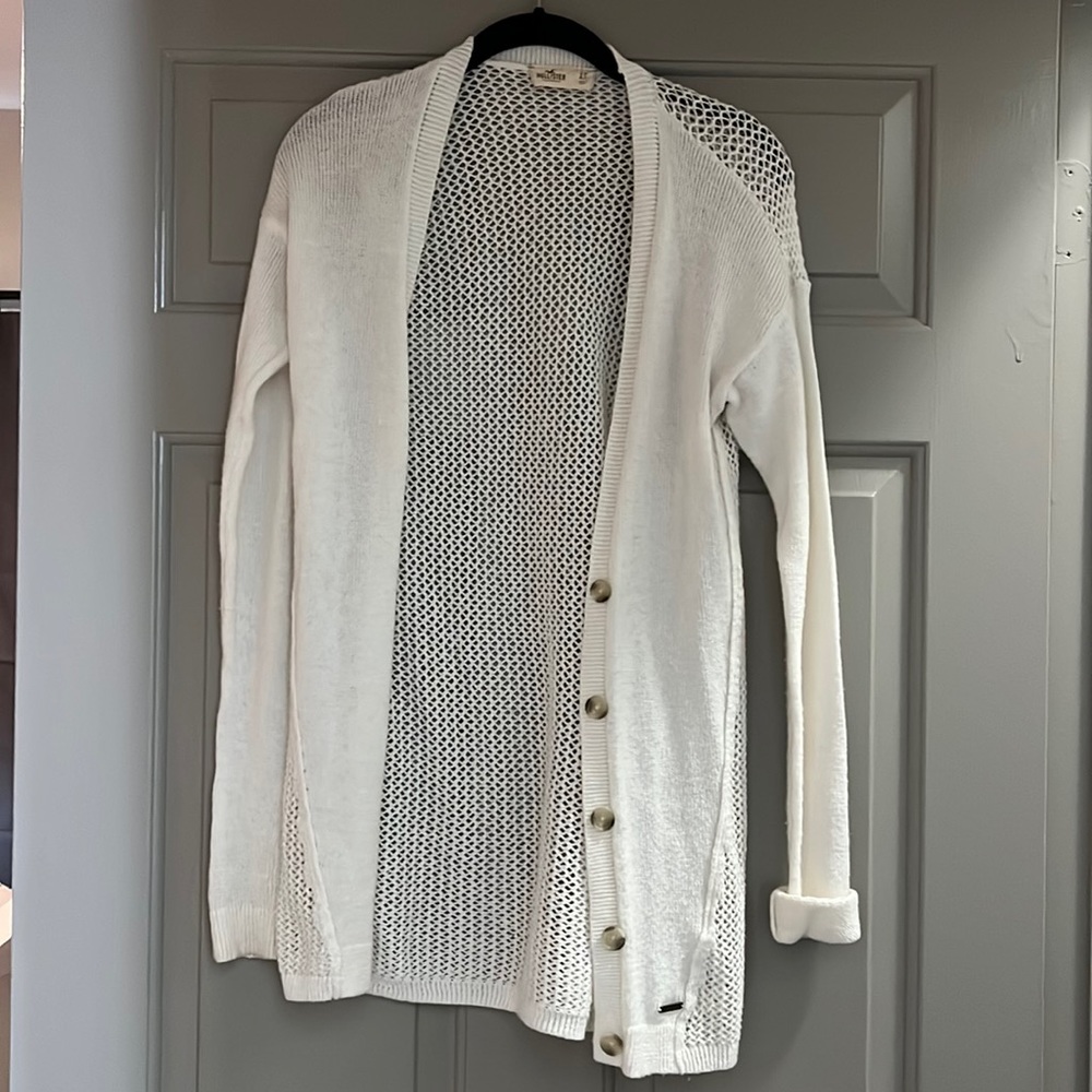 hollis yet size XS off white cardigan